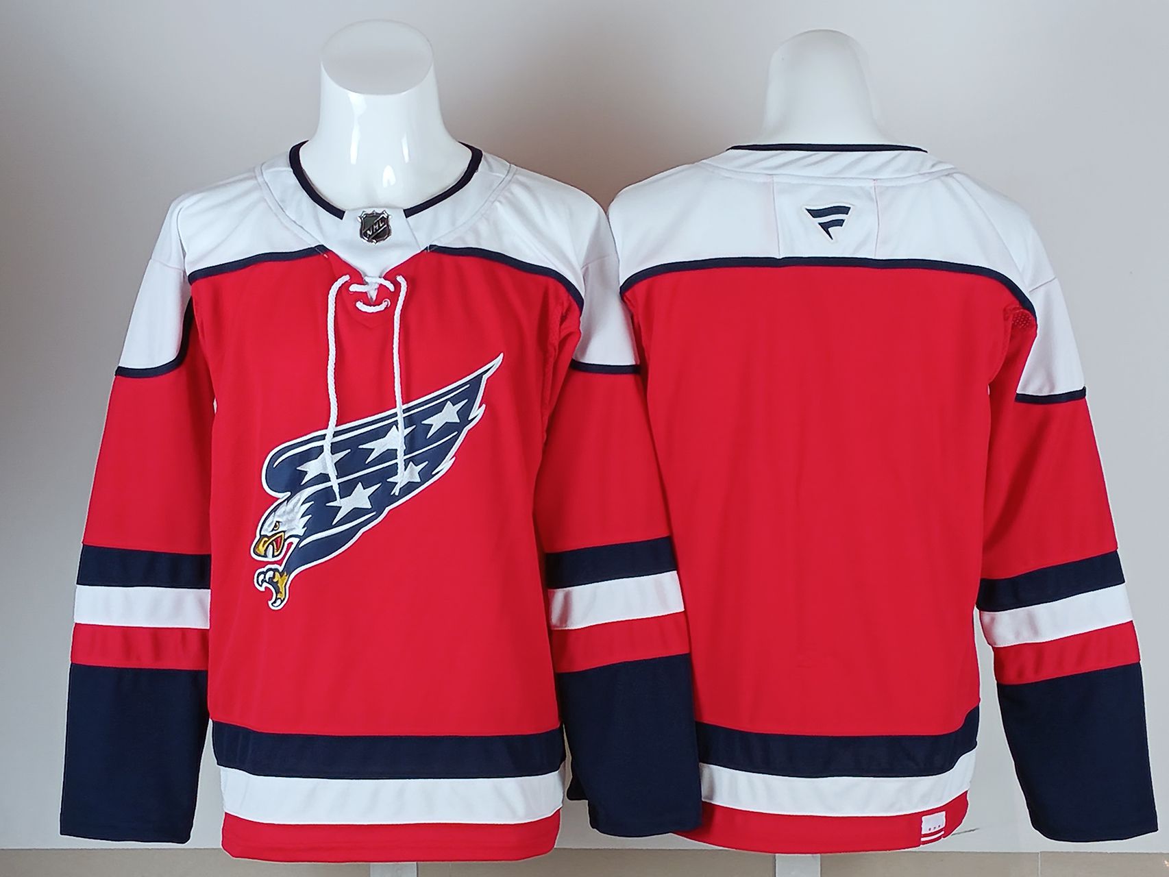 Men 2026 Washington Capitals Blank Red NHL Jersey style 01